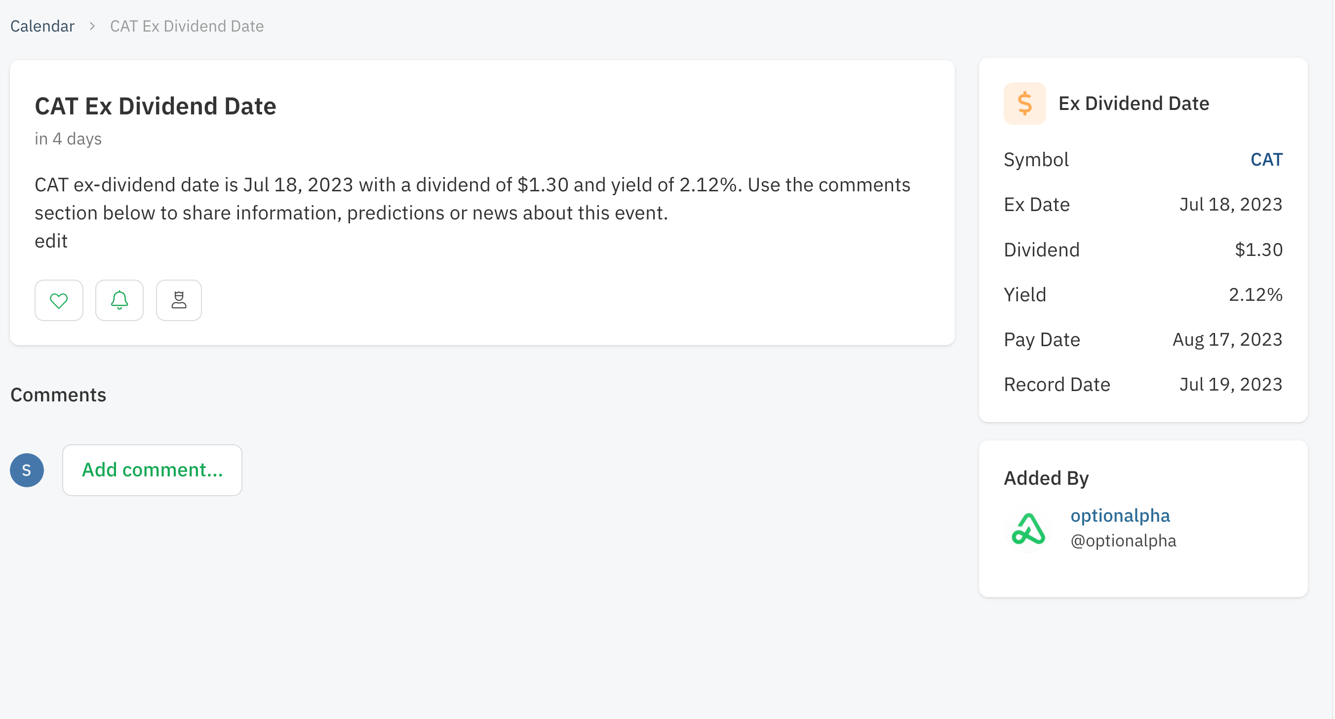 New Event Calendar Integrates Market Events Blog